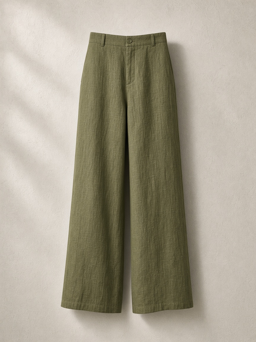 Olive Wide Pant